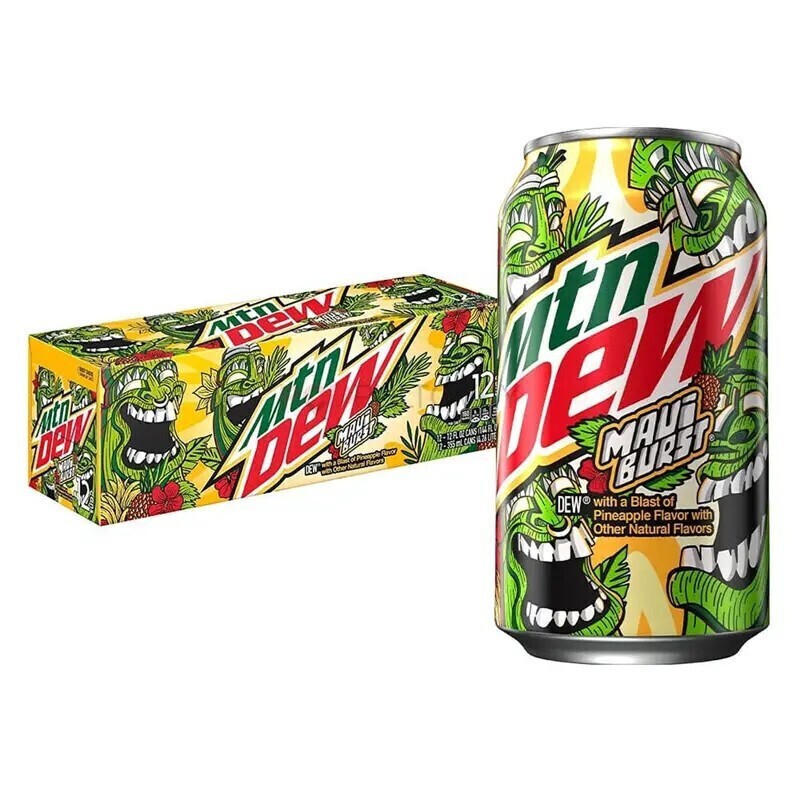MOUNTAIN DEW MAUI BURST 355ml